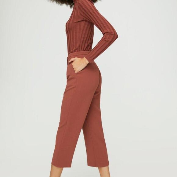 Aritzia Babaton Topher Pant Cropped high-rise trouser - 4 - Picture 3 of 10